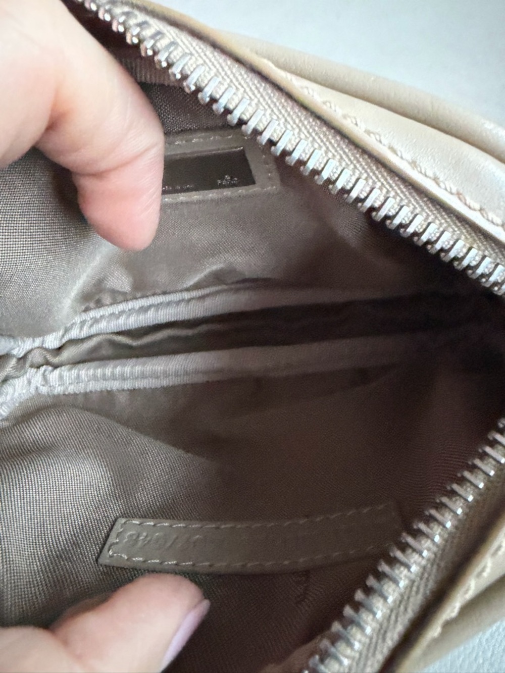 Fendi Monogram Crossbody mini Bag in Light Beige and Ivory - Picture 11 of 14